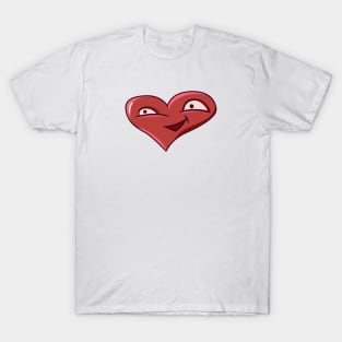 Cartoon heart) T-Shirt